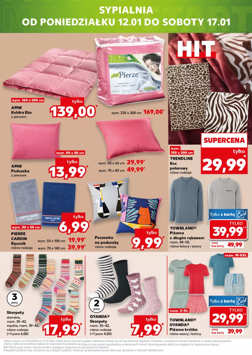 Gazetka promocyjna Kaufland - Kaufland - ważna 08.01 do 14.01.2026 - strona 13 - produkty: Karp, Koc, Kołdra, Piżama, Poduszka, Poszewka, Ręcznik