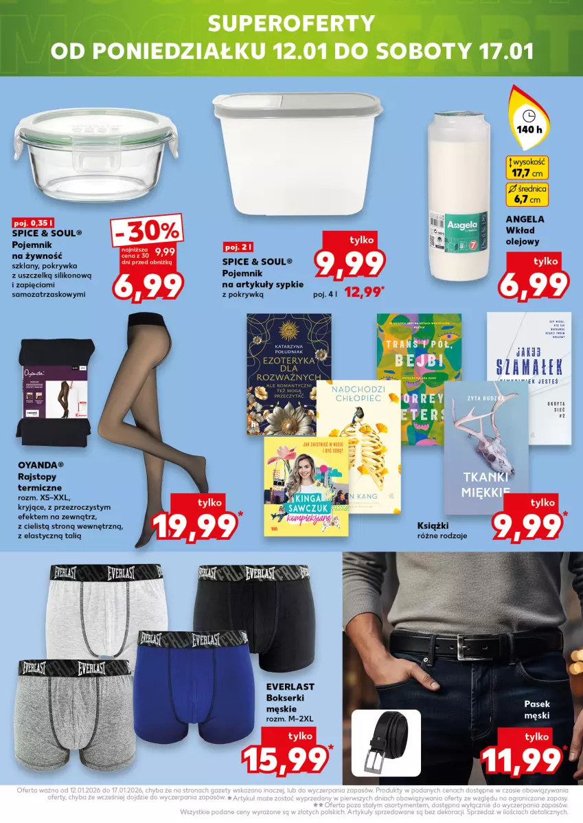 Gazetka promocyjna Kaufland - Kaufland - ważna 08.01 do 14.01.2026 - strona 16 - produkty: Bokserki, Olej, Pojemnik, Rajstopy, Ser, Sok, Top