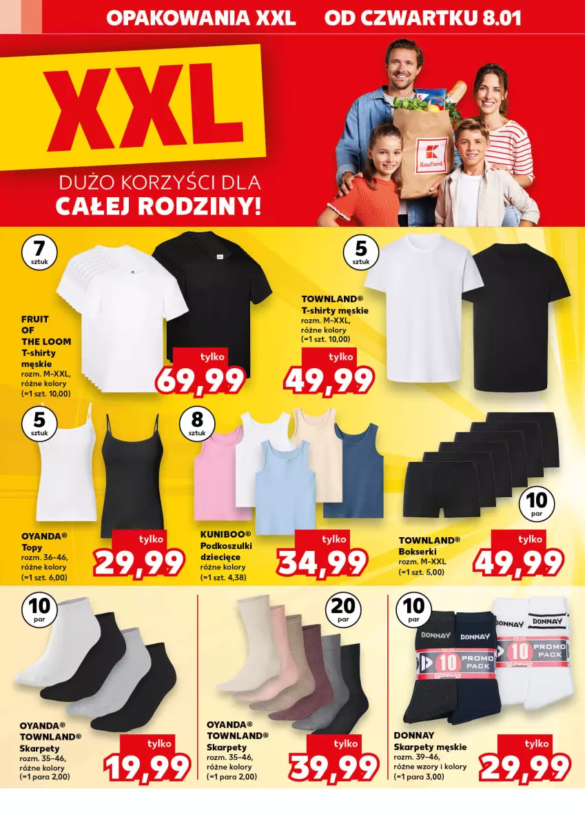 Gazetka promocyjna Kaufland - Kaufland - ważna 08.01 do 14.01.2026 - strona 4 - produkty: Bokserki, Dzieci, Karp, Kosz, Ser, T-shirt, Top