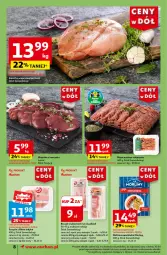 Gazetka promocyjna Auchan - Gazetka CENY W DÓŁ Supermarket Auchan - Gazetka - ważna od 26.06 do 26.06.2024 - strona 10 - produkty: Kurczak, Mięso mielone, Morliny, Boczek, Kiełbasa, Mięso