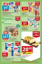 Gazetka promocyjna Auchan - Gazetka CENY W DÓŁ Supermarket Auchan - Gazetka - ważna od 26.06 do 26.06.2024 - strona 9 - produkty: Mozzarella, Ser, Gra, Piątnica, Jaja, Mleko smakowe, Mlekovita, Serek kanapkowy, Serek, Vita C, Galbani, Twój Smak, Mleko