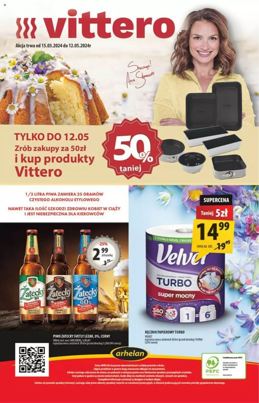 Gazetka promocyjna Arhelan - ważna 29.04.2023 do 12.05.2024 - strona 13 - produkty: Papier, Piwo, Ręcznik