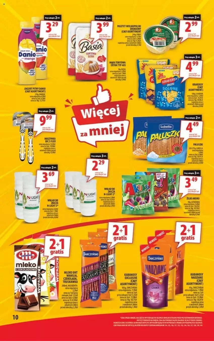 Gazetka promocyjna Arhelan - ważna 29.04.2023 do 12.05.2024 - strona 2 - produkty: BIC, Canon, Danio, Jogurt, Jogurt pitny, LG, Mop, Pasztet, Tatra