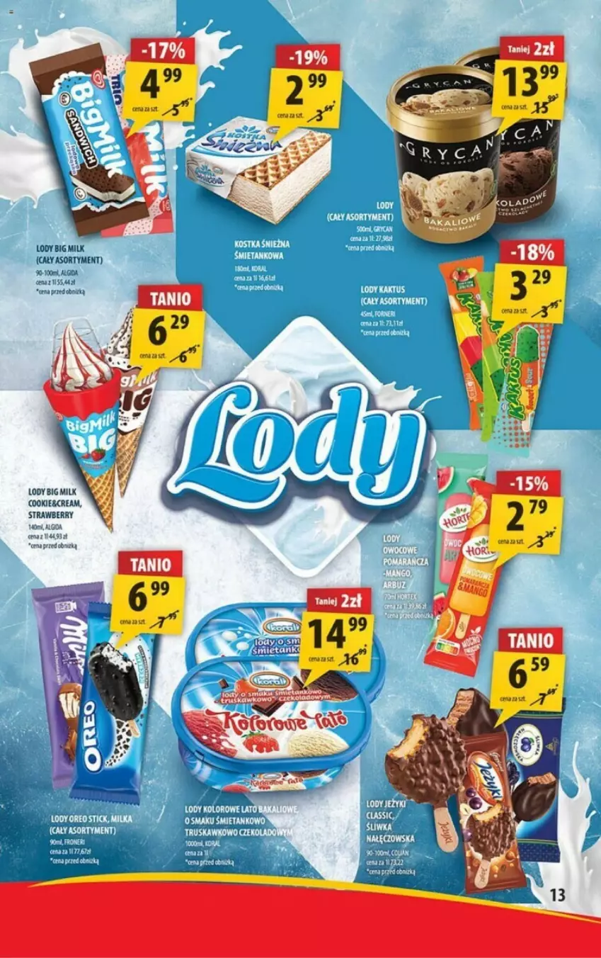 Gazetka promocyjna Arhelan - ważna 29.04.2023 do 12.05.2024 - strona 5 - produkty: Big Milk, LG, Lody