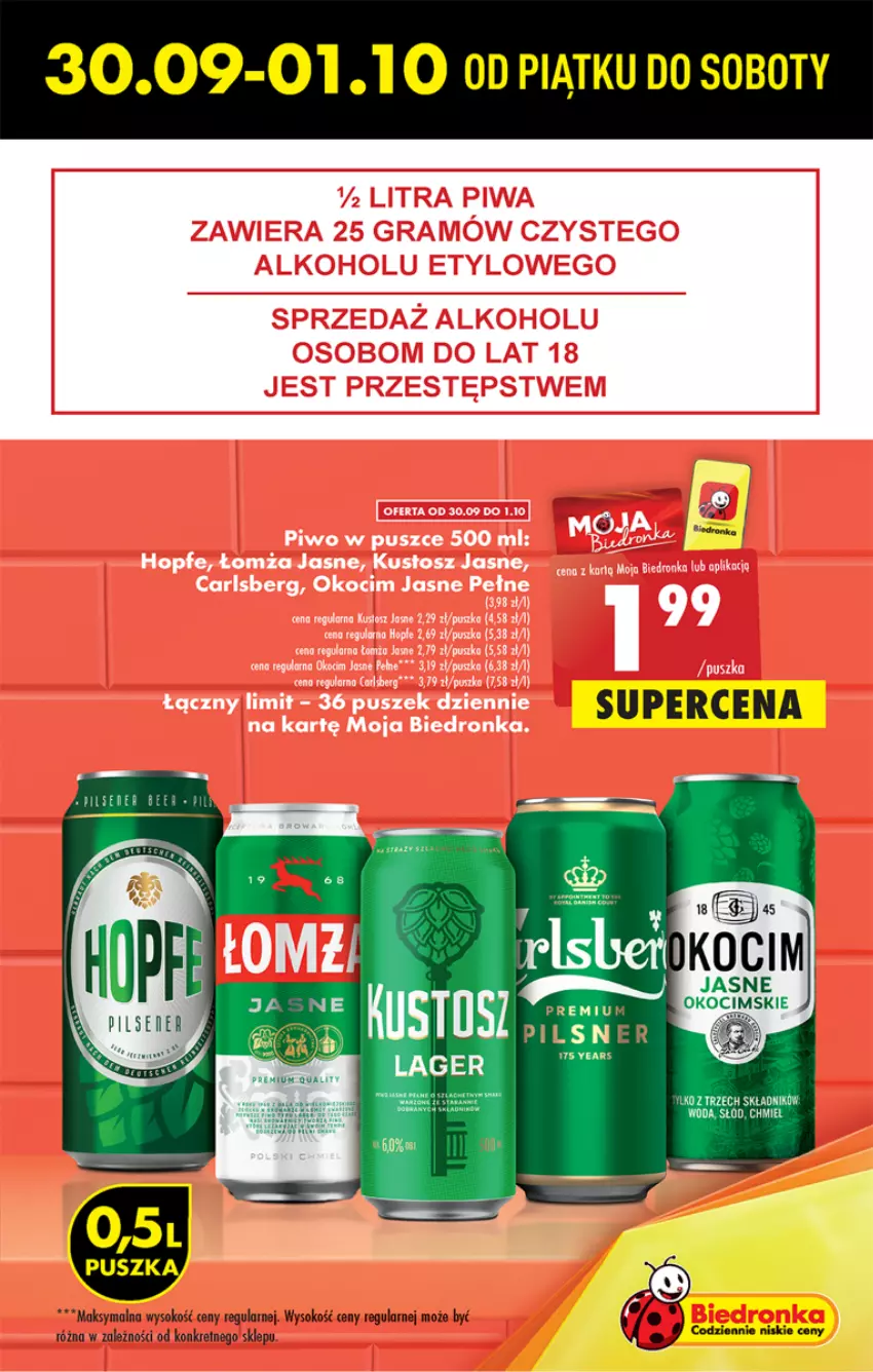 Gazetka promocyjna Biedronka - ważna 29.09 do 05.10.2022 - strona 5 - produkty: Fa, Kret, Sok, Woda