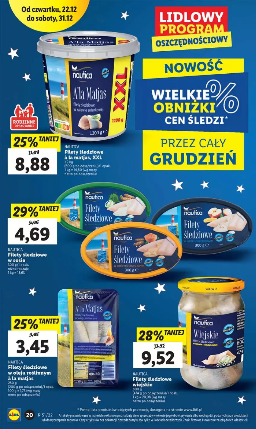 Gazetka promocyjna Lidl - GAZETKA - ważna 22.12 do 24.12.2022 - strona 24 - produkty: LG, Matjas, Olej, Solan