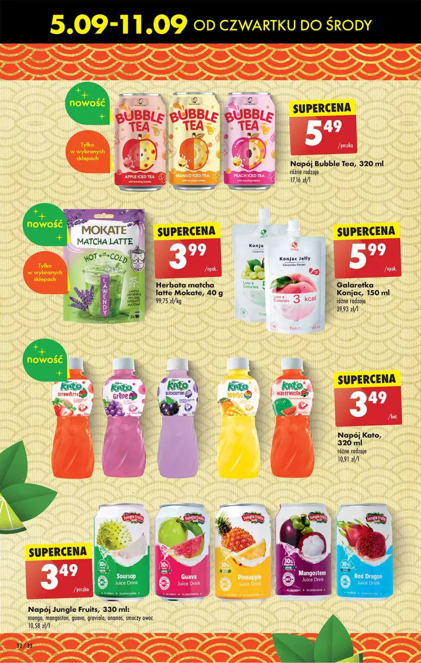 Gazetka promocyjna Biedronka - Kuchnia Azjatycka - ważna 05.09 do 11.09.2024 - strona 32 - produkty: Ananas, Gala, Galaretka, Gra, Herbata, Mango, Napój