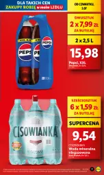 Gazetka promocyjna Lidl - GAZETKA - Gazetka - ważna od 05.07 do 05.07.2025 - strona 7 - produkty: Pepsi, Woda mineralna, Woda, Cisowianka