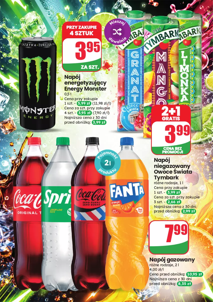 Gazetka promocyjna Dino - Weekendowe okazje - ważna 31.07 do 01.08.2026 - strona 2 - produkty: Gra, Napój, Napój gazowany, Napój niegazowany, Owoce, Tymbark