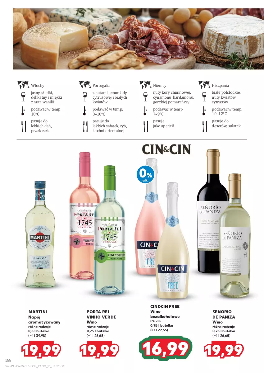 Gazetka promocyjna Kaufland - Barek Kauflandu - ważna 20.02 do 05.03.2025 - strona 26 - produkty: Deser, Martini, Napój, Nuty, Por, Sałat, Ser, Wino, Wino bezalkoholowe