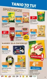 Gazetka promocyjna E Leclerc - Gazetka - ważna od 13.01 do 13.01.2025 - strona 21 - produkty: Sałatka, Ketchup, Ser, Lajkonik, Pur, Rio Mare, Zupa, Chipsy, Purina, Tortilla, Sałat, Sheba, Mars, Lorenz, Felix, Pudliszki, Heinz, Krakersy, Pedigree, Przysmak dla psa, Knorr