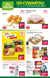 Gazetka promocyjna Stokrotka - Supermarket - Gazetka - ważna od 19.01 do 19.01.2022 - strona 1 - produkty: Piwa, Piwo, Kurczak, Cebula, Sok, Gra, Proszek do prania, Persil, Nestlé