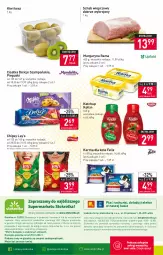 Gazetka promocyjna Stokrotka - Supermarket - Gazetka - ważna od 19.01 do 19.01.2022 - strona 16 - produkty: Ketchup, Ciastka, Telefon, Rama, Chipsy, Kosz, Kiwi, O nas, Salsa, Schab wieprzowy, Margaryna, Kotlin, Delicje, Felix, Wagi, Lay’s