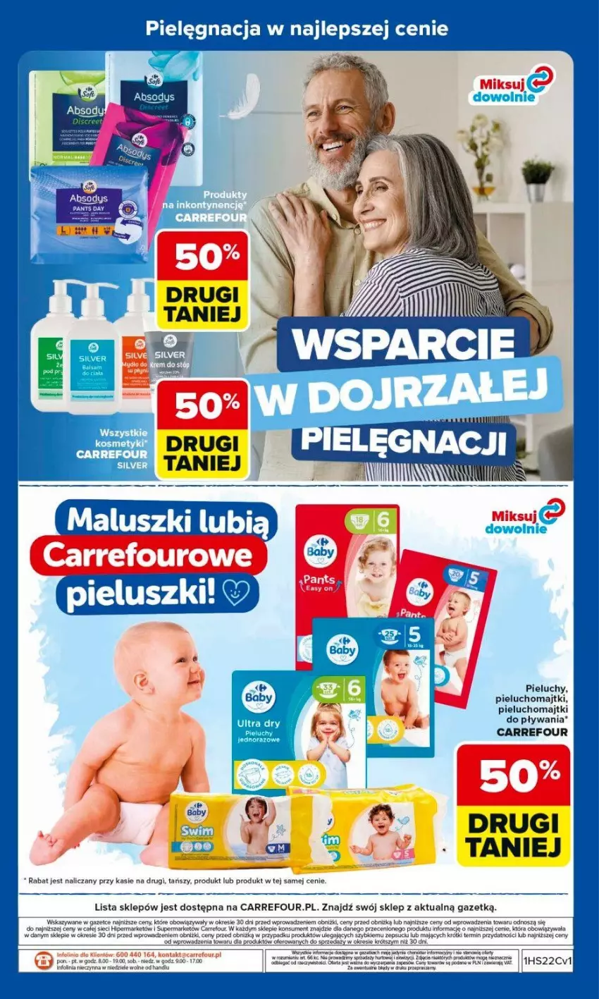 Gazetka promocyjna Carrefour - Gazetka Produkt Carrefour od poniedziałku! - ważna 25.05 do 06.06.2026 - strona 24 - produkty: Fa, LANA, Majtki, Pieluchomajtki, Pieluchy, Taca