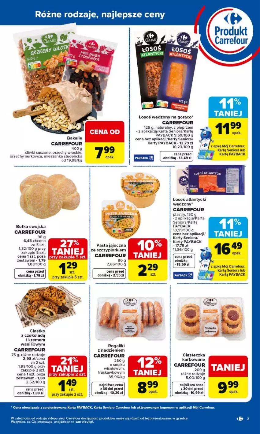 Gazetka promocyjna Carrefour - Gazetka Produkt Carrefour od poniedziałku! - ważna 25.05 do 06.06.2026 - strona 3 - produkty: Bułka, Mieszanka studencka, Orzechy włoskie, Pieprz, Rogal