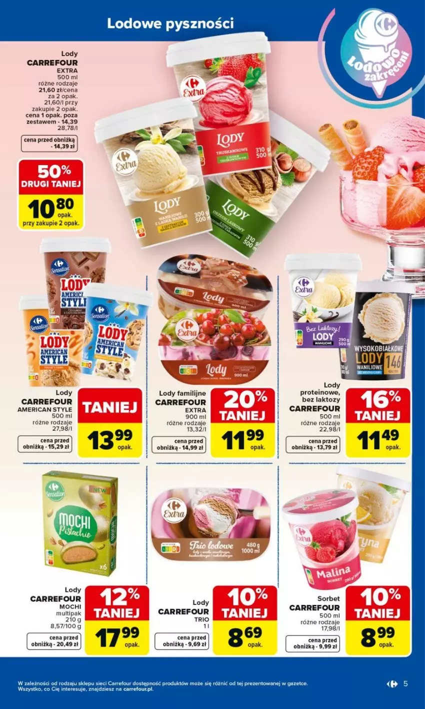 Gazetka promocyjna Carrefour - Gazetka Produkt Carrefour od poniedziałku! - ważna 25.05 do 06.06.2026 - strona 5 - produkty: Fa, Lody