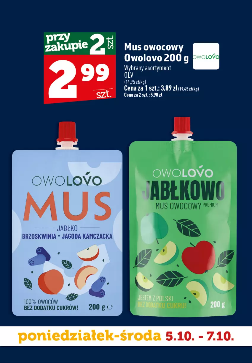 Gazetka promocyjna Topaz - Gazetka - ważna 05.10 do 07.10.2026 - strona 2 - produkty: Mus