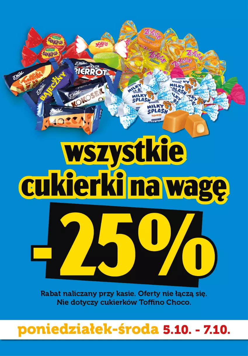 Gazetka promocyjna Topaz - Gazetka - ważna 05.10 do 07.10.2026 - strona 3 - produkty: Cukier, Cukierki, Toffino