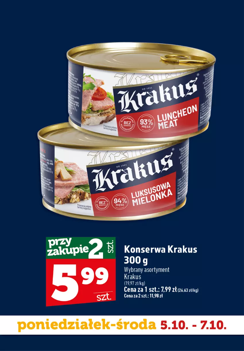 Gazetka promocyjna Topaz - Gazetka - ważna 05.10 do 07.10.2026 - strona 6 - produkty: Krakus, Ser