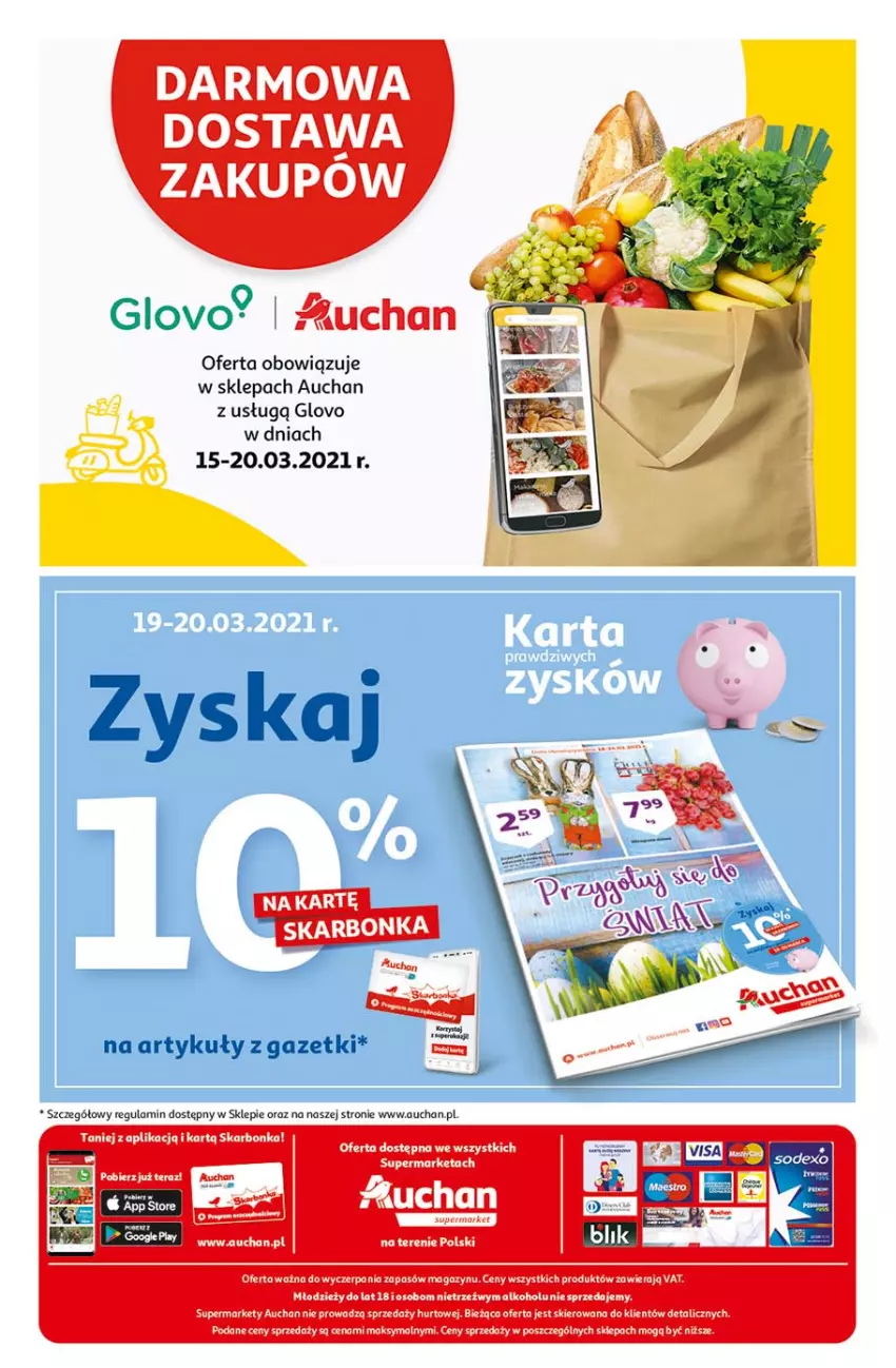 Gazetka promocyjna Auchan - Przygotuj się do Świąt Supermarkety - ważna 18.03 do 24.03.2021 - strona 12