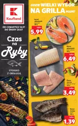 Gazetka promocyjna Kaufland - RYBY - Gazetka - ważna od 20.07 do 20.07.2022 - strona 1 - produkty: Tusz, Dorsz, Grill