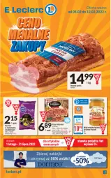 Gazetka promocyjna E Leclerc - Gazetka - ważna od 12.02 do 12.02.2022 - strona 1 - produkty: Feliciana, Piernik, Por, Cars, Klej, Pierniki w czekoladzie, Pizza, Miód, Boczek