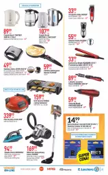 Gazetka promocyjna E Leclerc - Gazetka - ważna od 12.02 do 12.02.2022 - strona 23 - produkty: Piec, Odkurzacz, Pendrive, Czajnik, Gofrownica, Golarka, Pizza, Suszarka, Bosch, Grill, K2, Fa