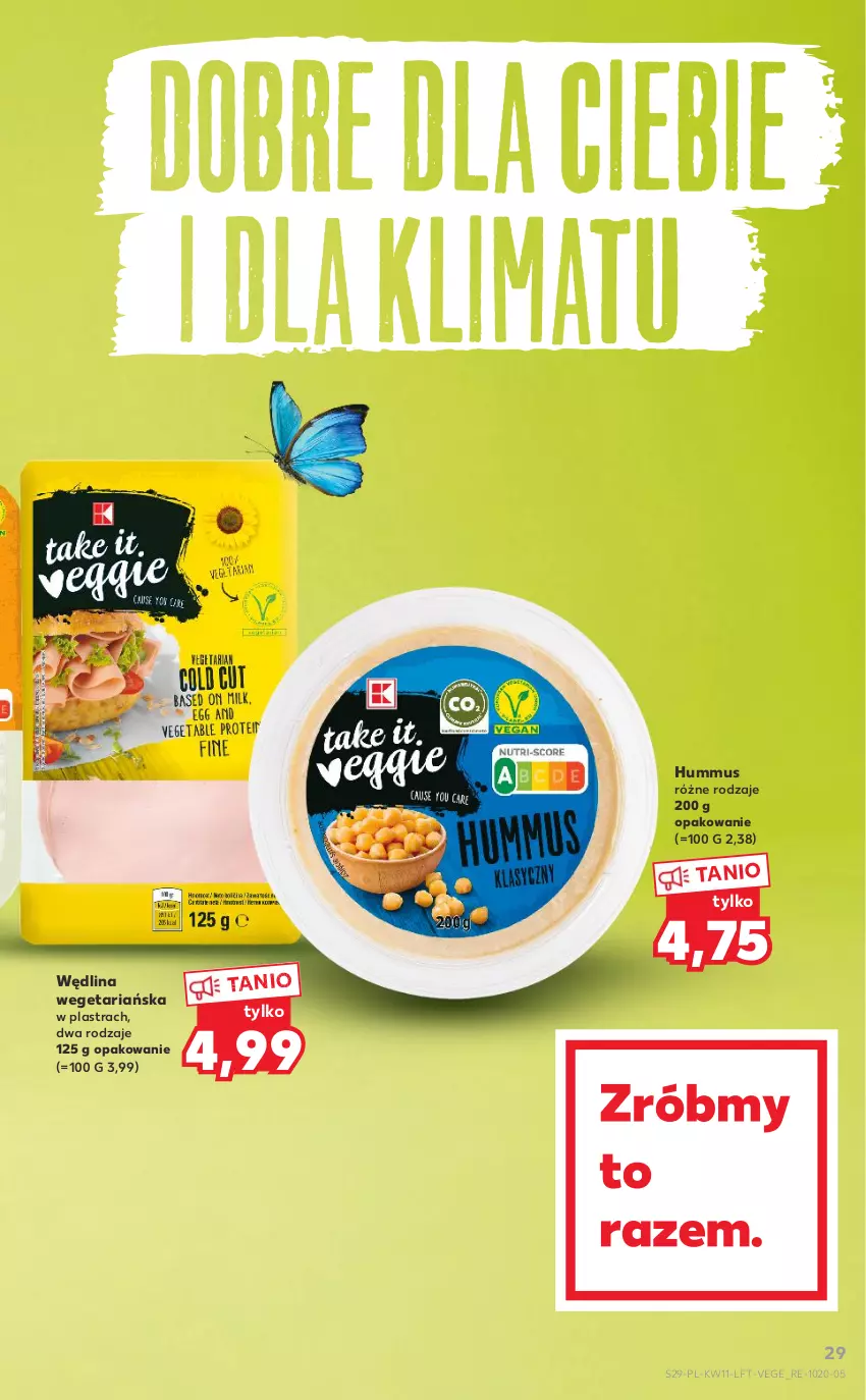 Gazetka promocyjna Kaufland - OFERTA TYGODNIA - ważna 17.03 do 23.03.2022 - strona 29 - produkty: Hummus, Mus, Wędlina