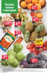 Gazetka promocyjna Stokrotka - Supermarket - Gazetka - ważna od 07.02 do 07.02.2024 - strona 6 - produkty: Warzywa, Sałata lodowa, Ananas, Kiwi, Sałat, Owoce, Pomidory, Mięso, Grejpfrut, Imbir