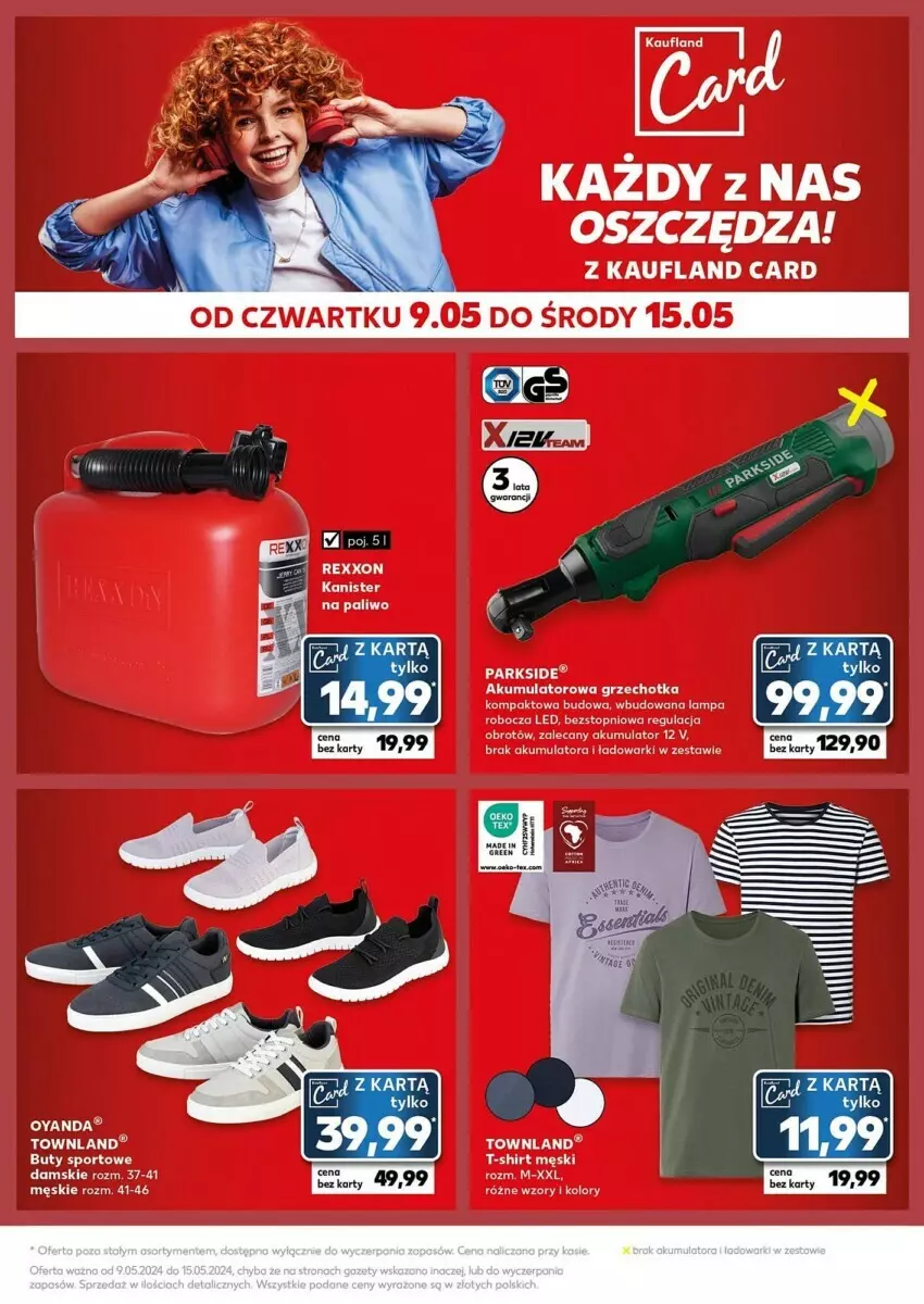 Gazetka promocyjna Kaufland - ważna 13.05 do 15.05.2024 - strona 15 - produkty: Akumulator, Lampa, Lampa robocza LED, Parkside, Top