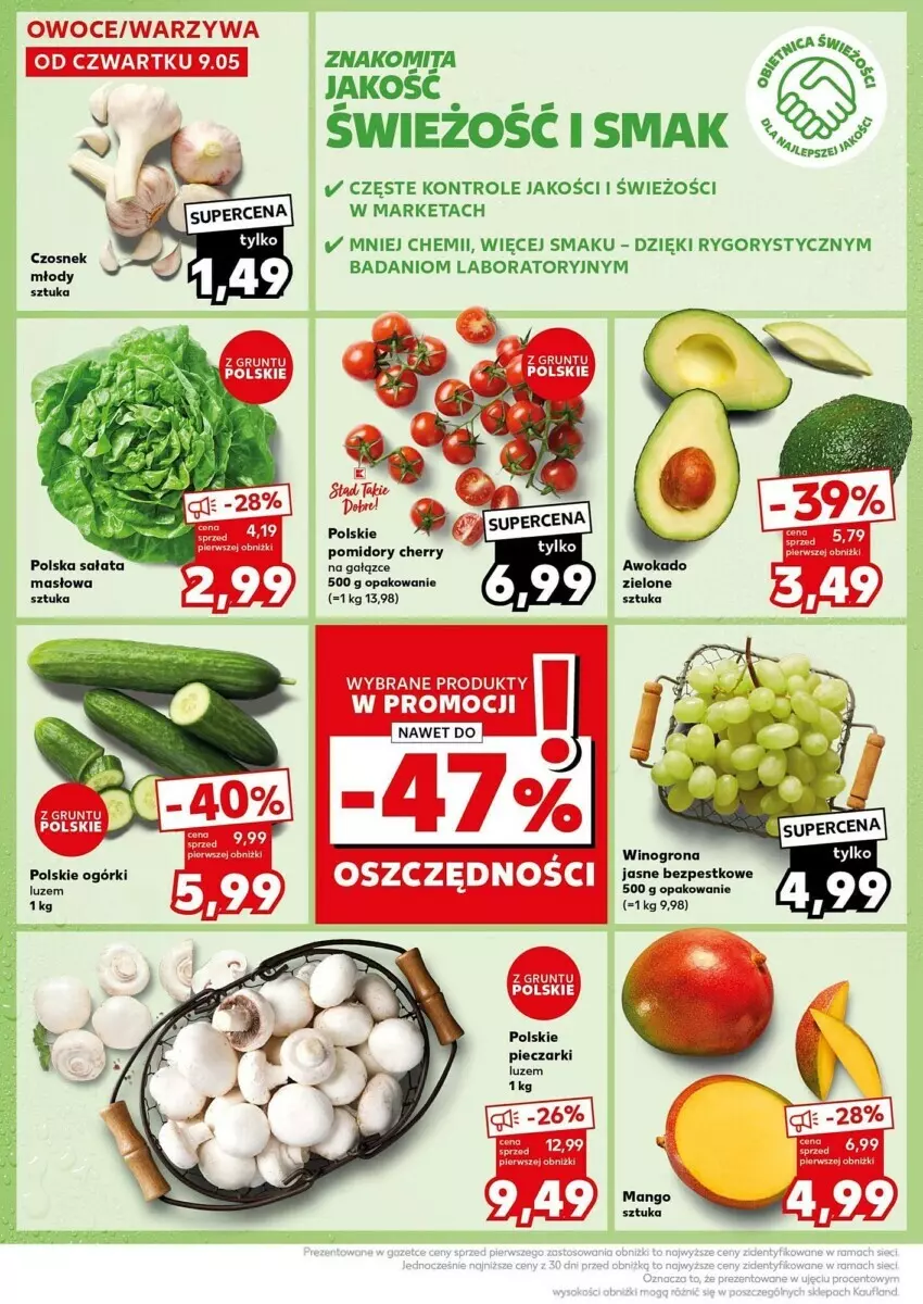 Gazetka promocyjna Kaufland - ważna 13.05 do 15.05.2024 - strona 4 - produkty: Danio, Masło, Owoce, Piec, Pomidory, Sałat, Warzywa, Wino, Winogrona