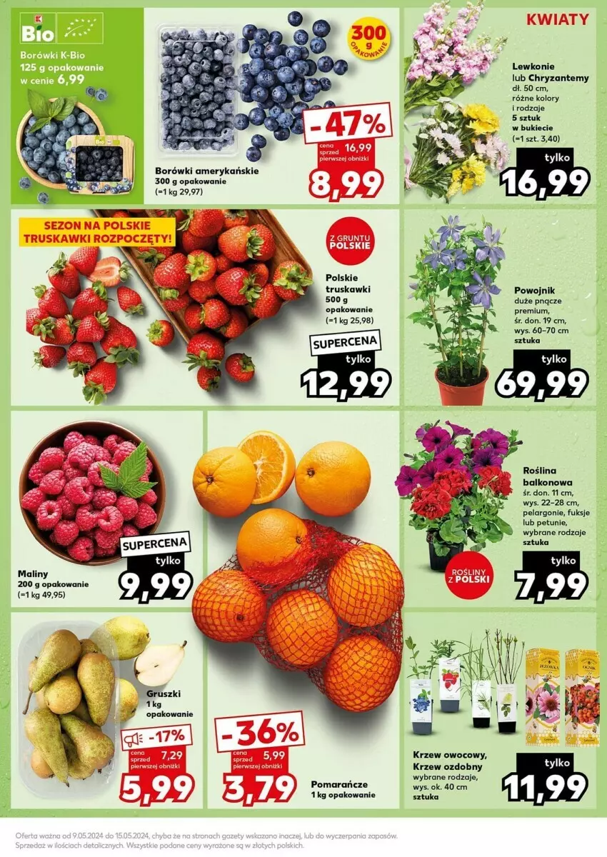 Gazetka promocyjna Kaufland - ważna 13.05 do 15.05.2024 - strona 5 - produkty: Pomarańcze, Truskawki