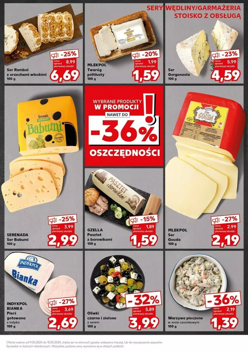 Gazetka promocyjna Kaufland - ważna 13.05 do 15.05.2024 - strona 9 - produkty: Gouda, Piec, Ser, Sos, Warzywa