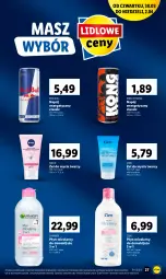 Gazetka promocyjna Lidl - GAZETKA - Gazetka - ważna od 02.04 do 02.04.2023 - strona 27 - produkty: Makijaż, Napój energetyczny, Red Bull, Płyn micelarny, Garnier, Napój, Nivea