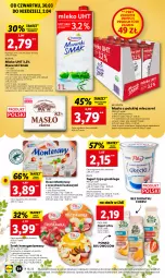 Gazetka promocyjna Lidl - GAZETKA - Gazetka - ważna od 02.04 do 02.04.2023 - strona 34 - produkty: Ser, Pur, Jogurt, Mlekovita, Tera, Serek homogenizowany, Serek, Pilos, Deser, Masło, Olej, Jogurt pitny, Monte, Mleko
