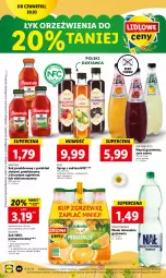 Gazetka promocyjna Lidl - GAZETKA - Gazetka - ważna od 02.04 do 02.04.2023 - strona 44 - produkty: Dawtona, Nałęczowianka, Sok, Róża, Napój gazowany, Syrop, Sok pomidorowy, Woda mineralna, Woda, Napój