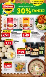 Gazetka promocyjna Lidl - GAZETKA - Gazetka - ważna od 02.04 do 02.04.2023 - strona 49 - produkty: Pierogi, Sos, Pur, Zupa, Kapustą, Kotlet, Kluski na parze