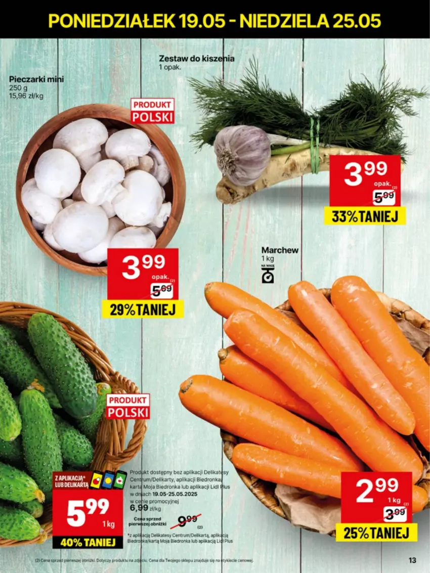 Gazetka promocyjna Delikatesy Centrum - Franczyza DC21 Poniedziałek - ważna 19.05 do 25.05.2025 - strona 13 - produkty: Piec, Rum