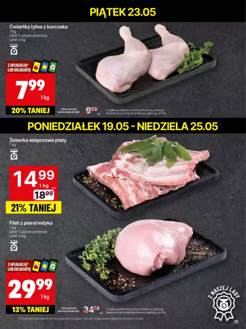 Gazetka promocyjna Delikatesy Centrum - Franczyza DC21 Poniedziałek - ważna 19.05 do 25.05.2025 - strona 15 - produkty: Kurczak, Rum