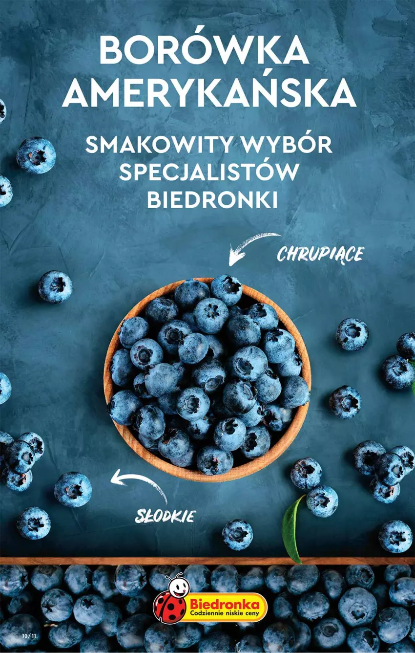 Gazetka promocyjna Biedronka - W tym tygodniu - ważna 07.04 do 13.04.2022 - strona 10 - produkty: Borówka, Borówka amerykańska