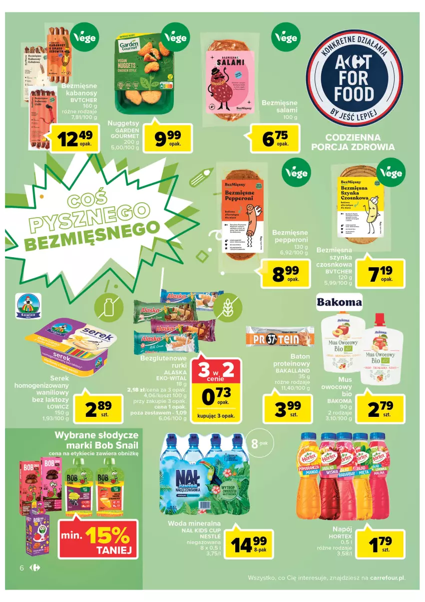 Gazetka promocyjna Carrefour - Gazetka Carrefour - ważna 30.08 do 10.09.2022 - strona 6 - produkty: Bakoma, Mus, Szynka