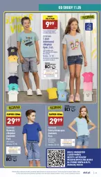 Gazetka promocyjna Aldi - Pełny katalog - Gazetka - ważna od 14.05 do 14.05.2022 - strona 33 - produkty: Szorty, Bermudy, T-shirt, Wełna, Pocopiano