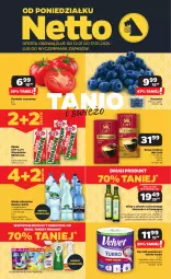 Gazetka promocyjna Netto - Od Poniedziałku - Gazetka - ważna od 17.01 do 17.01.2026 - strona 1 - produkty: Domestos, Mus, Gra, Cif, Borówka, Papier, Kawa mielona, Kawa, Mlekovita, Velvet, Ręcznik, Woda mineralna, Oliwa z oliwek, Woda, Mleko, Oliwa