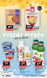 Gazetka promocyjna Netto - Od Poniedziałku - Gazetka - ważna od 17.01 do 17.01.2026 - strona 12 - produkty: Rycki Edam, Cheddar, Ser, Danone, Piątnica, Zott, Bell, Jogurt, Mlekovita, Activia, Edam, Bella, Jogobella, Jogurt pitny, Mleko
