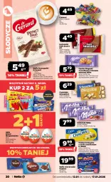 Gazetka promocyjna Netto - Od Poniedziałku - Gazetka - ważna od 17.01 do 17.01.2026 - strona 20 - produkty: Goplana, Ciastka, Gra, Herbatniki Petit Beurre, Cukier, Schogetten, Mini Grześki, Chałwa, Dr Gerard, Kawa, Wawel, Wafle, LANA, Herbatniki, Grześki, Czekolada, Baton, E. Wedel, Cukierki, Kinder, Milka