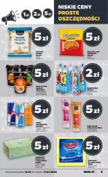 Gazetka promocyjna Netto - Od Poniedziałku - Gazetka - ważna od 17.01 do 17.01.2026 - strona 5 - produkty: Ser, Por, Gin, Orzeszki, Red Bull, Krem do rąk, Beskidzki, Chusteczki, Kubuś, Aksam, Napój