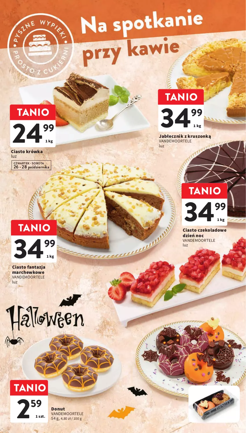 Gazetka promocyjna Intermarche - Gazetka Intermarche - ważna 26.10 do 31.10.2023 - strona 24 - produkty: Ciasto czekoladowe, Donut, Fa, Fanta