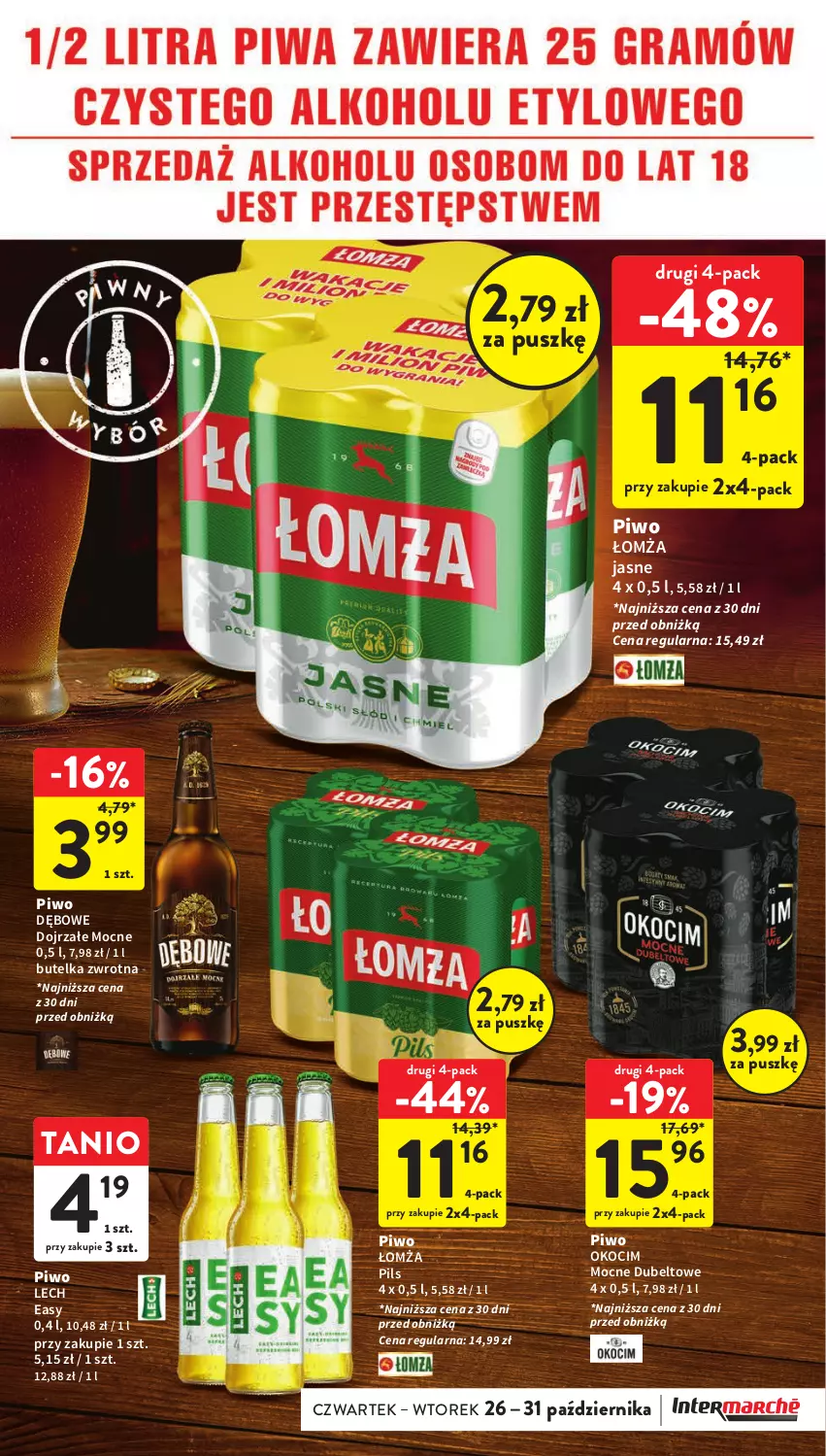 Gazetka promocyjna Intermarche - Gazetka Intermarche - ważna 26.10 do 31.10.2023 - strona 31 - produkty: Koc, Okocim, Piwo