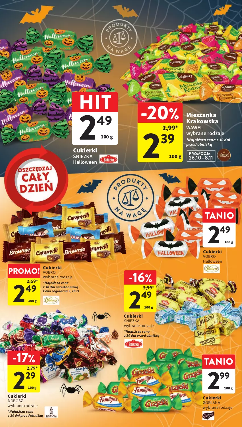 Gazetka promocyjna Intermarche - Gazetka Intermarche - ważna 26.10 do 31.10.2023 - strona 7 - produkty: Cukier, Cukierki, Goplana, LANA, Wawel