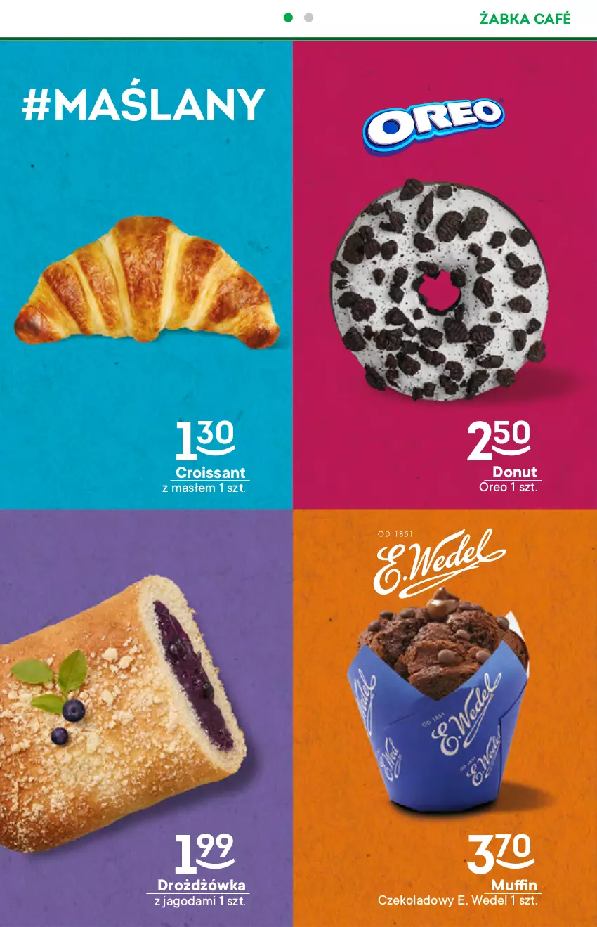 Gazetka promocyjna Żabka - ważna 14.07 do 20.07.2021 - strona 24 - produkty: Croissant, Donut, E. Wedel, Oreo
